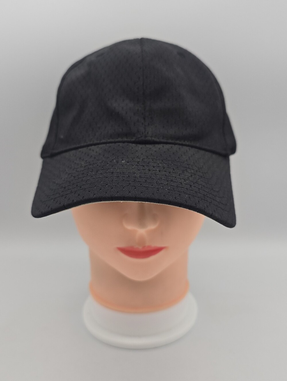 Port Authority Black Polyester Breathable Adjustable Hat